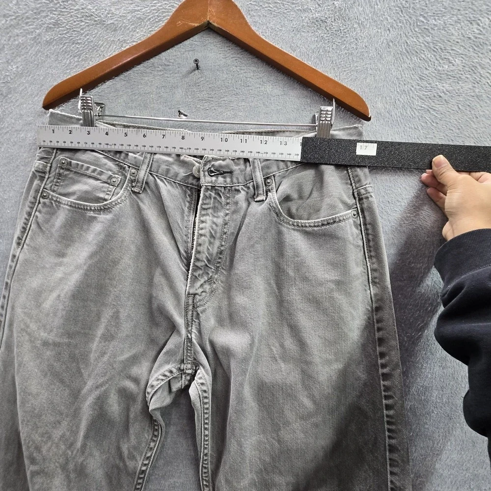 Levi's 569 Men Jeans 33X30 Gray Denim Loose Straight‎ 26